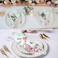 thumbnail image 2 of Cloth Napkins Set of 8 - 20x20 Inches, Easter Washable Reusable Table Napkins, Spring Gnomes Blossoms Flowers Colorful Eggs Soft & Absortbent Dining Napkin for Party Wedding Hotel Restaurant, 2 of 8
