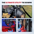 thumbnail image 6 of MOCA 8-Pack Soft Loop Tie Down Straps 4,000 Load Capacity & 12,000 Lbs Breaking Strength 1.6 x 17 inches Heavy Duty Tie Down Straps for Securing ATV, UTV, Motorcycles, Scooters & Dirt Bikes(Black), 6 of 8