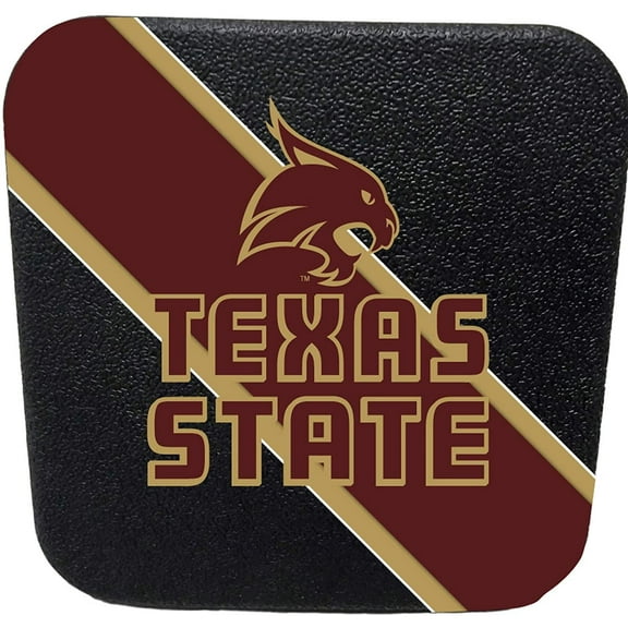 Texas State Bobcats Rubber Plastic Hitch Cover Plug Trailer Auto University