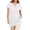 White-TOPS, variant on Invelree Womens Short Sleeve Tunic Tops Notch Neck with Pockets Casual Loose Fit Solid Color Blouses Summer Daily Wear Tees White XXXL