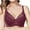 Wine, variant on EOYWHK Sports Bras for Women High Support Fashion Comfortable Woman's Lace Beauty Back Strap Wrap Plus Size Bra