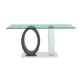 thumbnail image 4 of Global Furniture USA Contemporary Dining Table, Clear,Dark Grey,Silver,White, 4 of 4