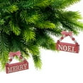 thumbnail image 2 of Hanging Beaded Sign (Merry/Noel) (Red) - Set of 12, 2 of 4