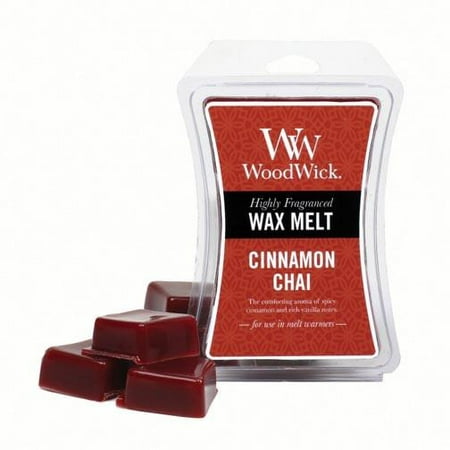 Woodwick Cinnamon Chai Wax Melts, 1 Pack of 6