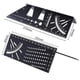 thumbnail image 2 of Disposición de la silla de montar, calibre cuadrado, aleación de aluminio, regla escuadra de ángulo de inglete para carpintería, escuadra de carpintero (1 unidad, negro), 2 of 5