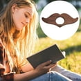 thumbnail image 2 of Wooden Reading Ring Book Buckle One Handed Reading Artifact Thumb Book Brace (beard Version, 2 of 7