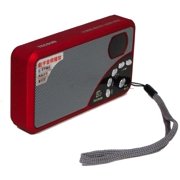 Tecsun B3 Portable Rechargeable Bluetooth Speaker with Built-in Micro SD Card Reader - Red