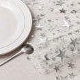 thumbnail image 3 of Hzzsbu Gold Silver Star Glitter Metallic Table Runner Bling Star Table Cloths Runner Thin Mesh Metallic Roll Table Runner Roll for Home Weddings Party Banquets, 3 of 7