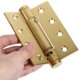 thumbnail image 4 of Bisagras de puerta con cierre automático, 2 unidades, para exterior, con resorte, resistentes, para baño y despensa., 4 of 6