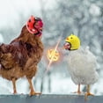 thumbnail image 6 of 4Pcs Mini Adjustable Chicken Helmets Pet Bird Headwear Protective Safety Hats Dollhouse Helmet Accessories (Random Color), 6 of 8