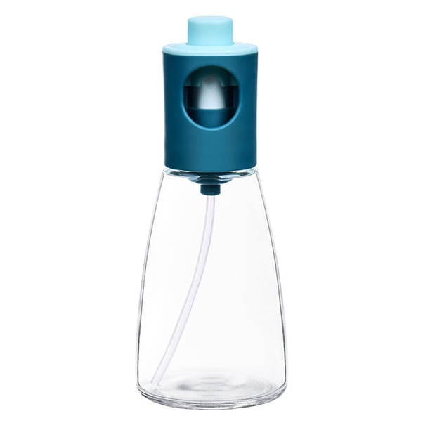 Pulverizador de aceite para cocinar, 180 ml, dispensador de aceite de vidrio versátil, botella de aceite para hornear, asar y asar a la parrilla.