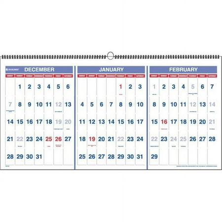 At-A-Glance Horizontal Wall Calendar