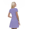 thumbnail image 2 of Women’s A Line Animal Print Summer Dress, Retro Triangle Arrangement, Cross Wrap V Neck, 6 Sizes, by Ambesonne, 2 of 2