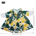 thumbnail image 2 of Spring Porch Goose Outfit Porch Goose Clothes with Floral Shirt for 23" Cement Statue Clothes for Yard Goose, 2 of 5