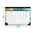 Strong Twinwire Binding Large Daily Blocks 18 Month Wall Calendar 2024