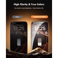 thumbnail image 4 of UNBREAKcable Privacy Screen Protector for iPhone 16 Pro, Anti-Spy Shatterproof Tempered Glass [True 28°Anti Spy] [9H Hardness] [Easy Installation Frame] Black Protector for iPhone 6.3" - 2 Pack, 4 of 9