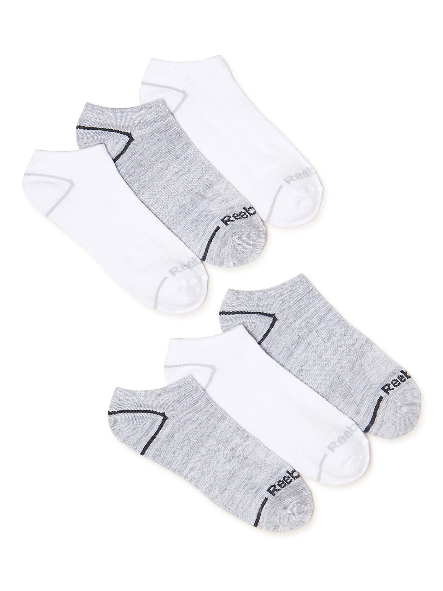 Reebok Men's Pro Series Flatknit Low Cut Socks, 6-Pack