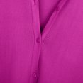 thumbnail image 4 of Lilgiuy Women's Autumn Long Sleeve V Neck Long Button Flare Sleeve Sweater Dress Hot Pink 2022 Fall Winter, 4 of 4