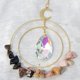 thumbnail image 3 of Moon Sun Catcher, molduras de cristal para el interior y el exterior del automóvil, prismas de piedras preciosas, detalles bohemios Ormromra CPB-US-DYP1038-11, 3 of 5