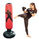 thumbnail image 5 of Saco de boxeo inflable, saco de arena para boxeo, juguete para aliviar el estrés (negro), 5 of 9