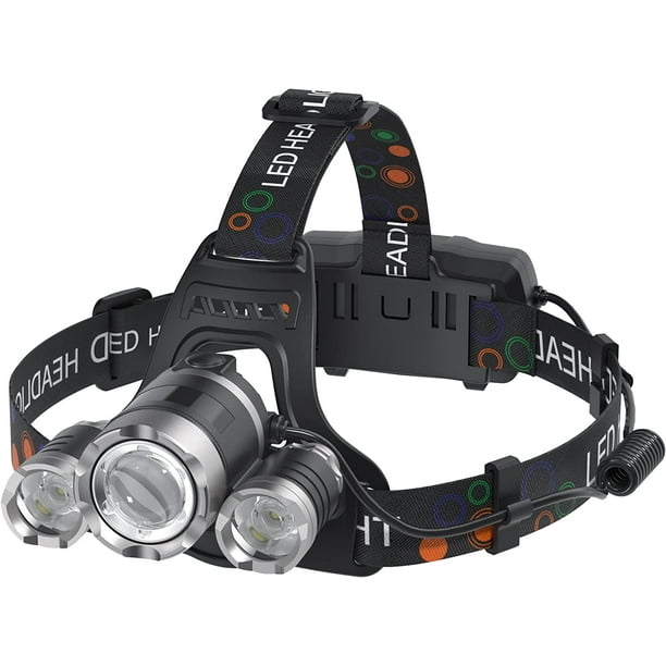 Headlamp Rechargeable USB Headlamps 6000 High Lumens Super Brightest