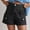 Black, variant on Mqqzkk Womens Cargo Denim Shorts - Summer Casual Vintage Loose Button Up Shorts With Pockets