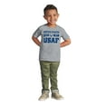 thumbnail image 3 of US Air Force Classic USAF Logo Toddler Boy Girl T Shirt Infant Toddler Brisco Brands 6M, 3 of 6
