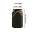 thumbnail image 3 of Plastic Vase, Zzbeans Elegant Wedding Event Decoration Vase, 6. Inch Black Pink White Home Office Decor Floral Arrangement Centerpiece, 3 of 6