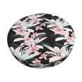 thumbnail image 2 of Lsque Orchids Flowers Round Bar chair cushion covers Velvet Fabric Premium Comfort Protects from Scratches and Stains for 14-17 Inch Chair- 14 inch, 2 of 7