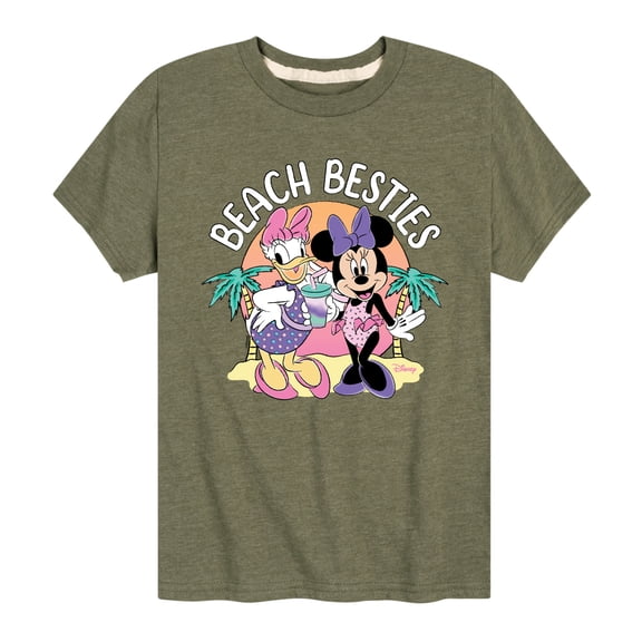 Mickey & Friends - Beach Besties - Toddler And Youth Short Sleeve Graphic T-Shirt