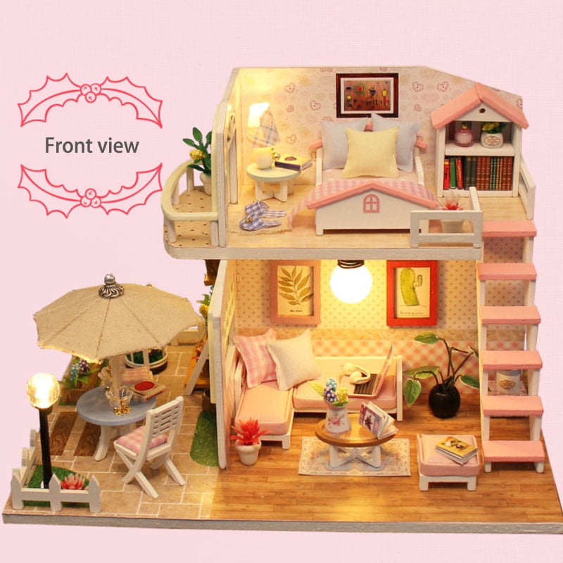 english front opening dollhouse kit