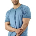 thumbnail image 4 of Hat and Beyond Men's Vintage Oil Washed Short Sleeve Crewneck Tee Soft Faded T Shirt, 4 of 6