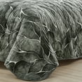 thumbnail image 2 of ESCA Abstract Dark Grey Bedspread with 2 Pillow Shams - Full/Queen Size, 3-Piece Black Grey Lightweight Quilt Set, 2 of 6