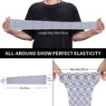 thumbnail image 3 of Kdxio Plaid Flowers Print UV Sun Protection Arm Sleeves - Tattoo Cover Up - Basketball Arm Sleeve UPF 50 Cooling for Men Women, 3 of 7