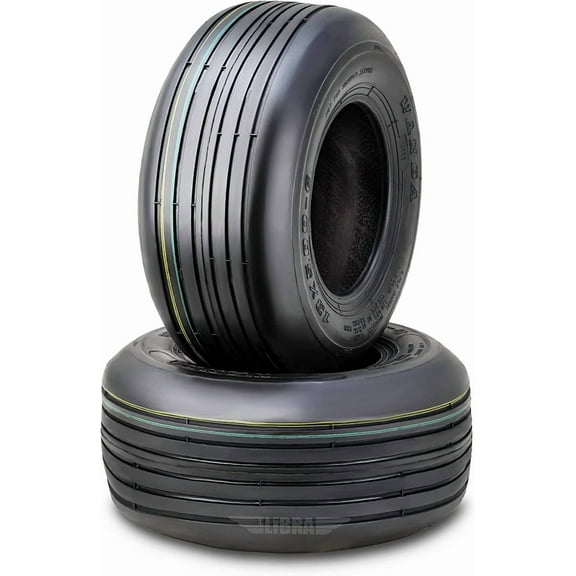Set 2 WANDA 13x5.00-6 Rib Lawn Mower Utility Cart Turf Tires 13x5x6 /4 ply - 13080