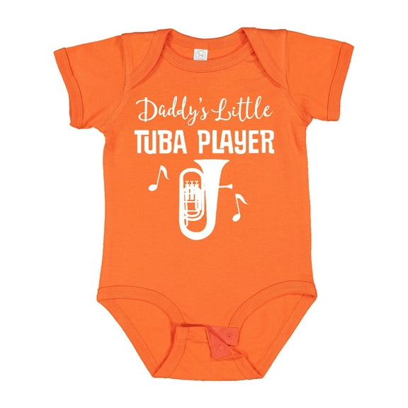 Inktastic Future Tuba Player (daddys Little) Boys or Girls Baby Bodysuit