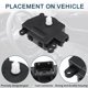 thumbnail image 3 of Reemplazo del actuador de control de la puerta de mezcla de aire del calentador HVAC para Dodge Durango No. 68232703AA 2 Pcs, 3 of 6