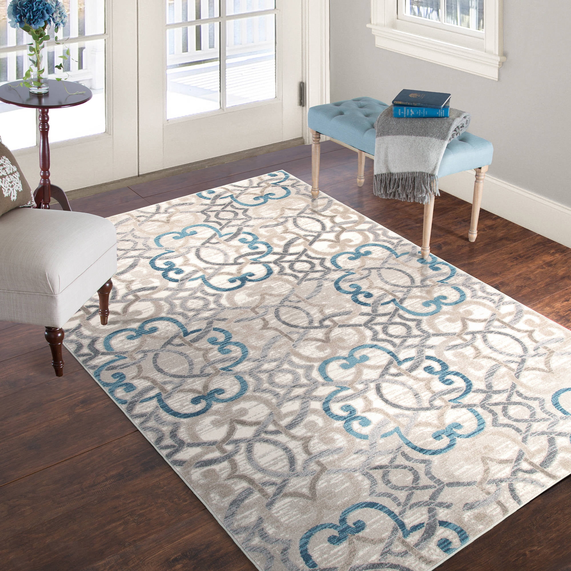 Somerset Home Brocade Traditional Area Rug, 8' x 10'