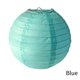 thumbnail image 2 of Blue Paper lanterns, diy round lanterns suitable for weddings, 2 of 5