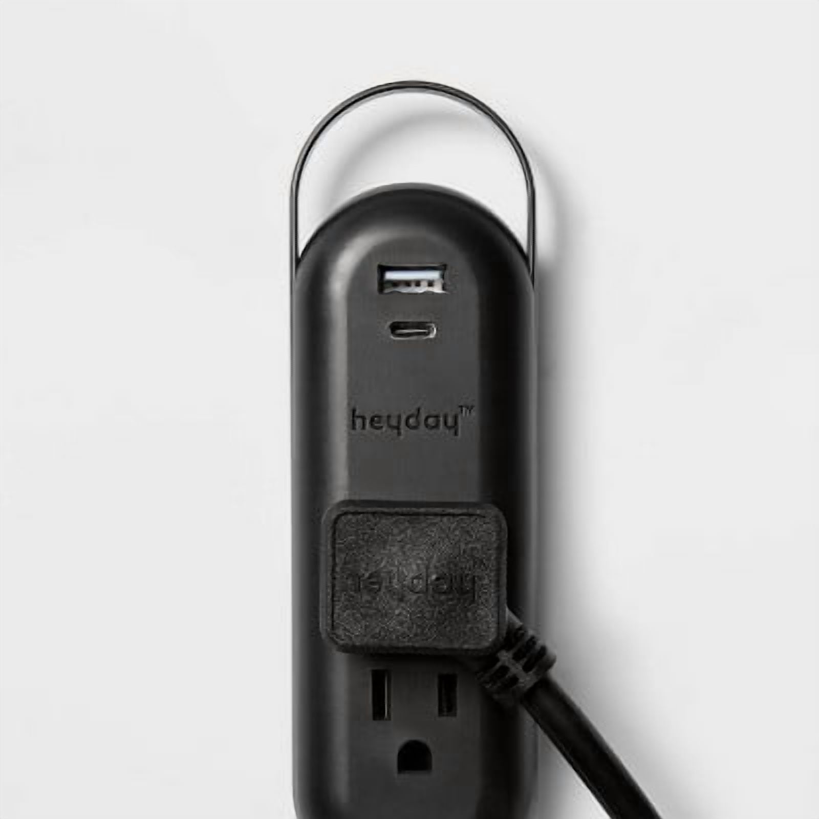 6' 2-Outlet Indoor Extension Cord with USB and USB-C Ports