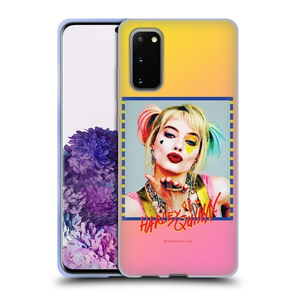 Head Case Designs Officially Licensed Birds of Prey DC Comics Harley Quinn Flying Kiss Soft Gel Case Compatible with Samsung Galaxy S20 / S20 5G