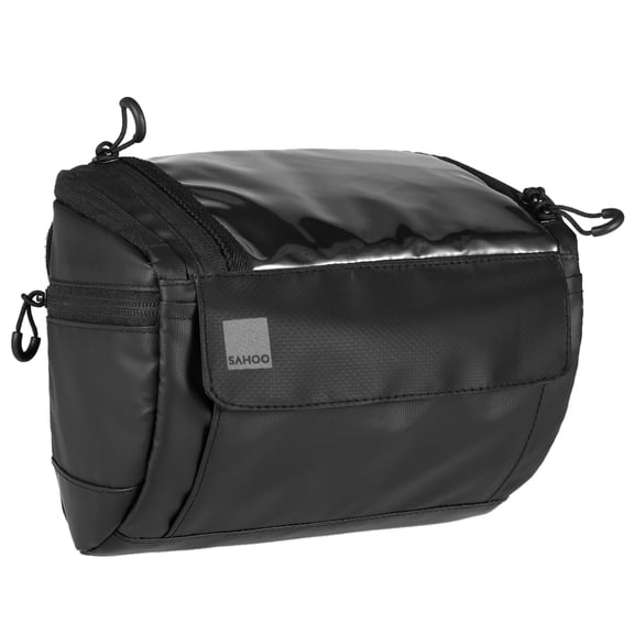 Sac de Guidon de Vélo Multifonctionnel Panier Sac Poche avant Tube Sac à Bandoulière Sports de Plein Air