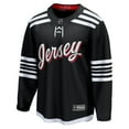 thumbnail image 2 of Men's Fanatics Branded Black New Jersey Devils Alternate Premier Breakaway Team Jersey, 2 of 3