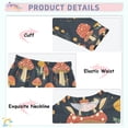 thumbnail image 3 of FORMRS Long Sleeve Top and Pants Pajama Set for Niños 2-Piece Sleepwear, Sizes 18M-8Y, Black Mushroom Pattern, 3 of 6