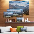 thumbnail image 3 of Mountain Lake under Blue Sky - Landscape Canvas Art Print, 3 of 4