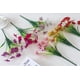 thumbnail image 2 of Hierba primaveral de cinco cabezas Flor artificial violeta falsa Flor de plástico Decoración de boda Hotel Oficina, 2 of 6