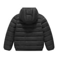 thumbnail image 4 of BXJX Boys Hooded Puffer Jackets, Fall Winter Long Sleeve Warm Full Zip Outerwear with Pockets Black Size 9-10 T, 4 of 6