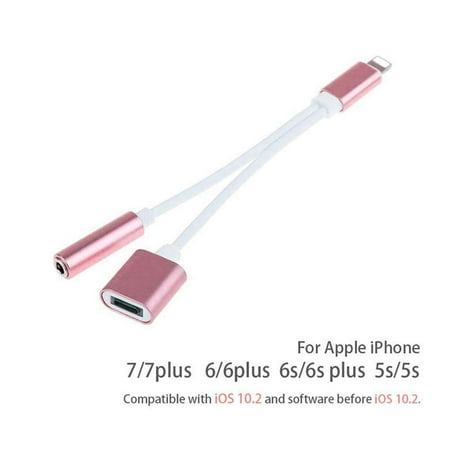 Iphone Headset Adaptor - 2in1 3.5mm Accessories Audio Headphone Adapter Adapter Charge Lightning Lightning Adapter Headset For IPhone 7/7Plus Iphone 8/8Plus