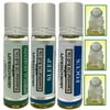 Essential Oil Roll On Gift Set of 3 Aromatherapy - Focus, Spiritual Awakening and Sleep - Made with 100% Pure Therapeutic Grade Essential Oils ( 3 x 10 ml ) by Sponix Pack of 3