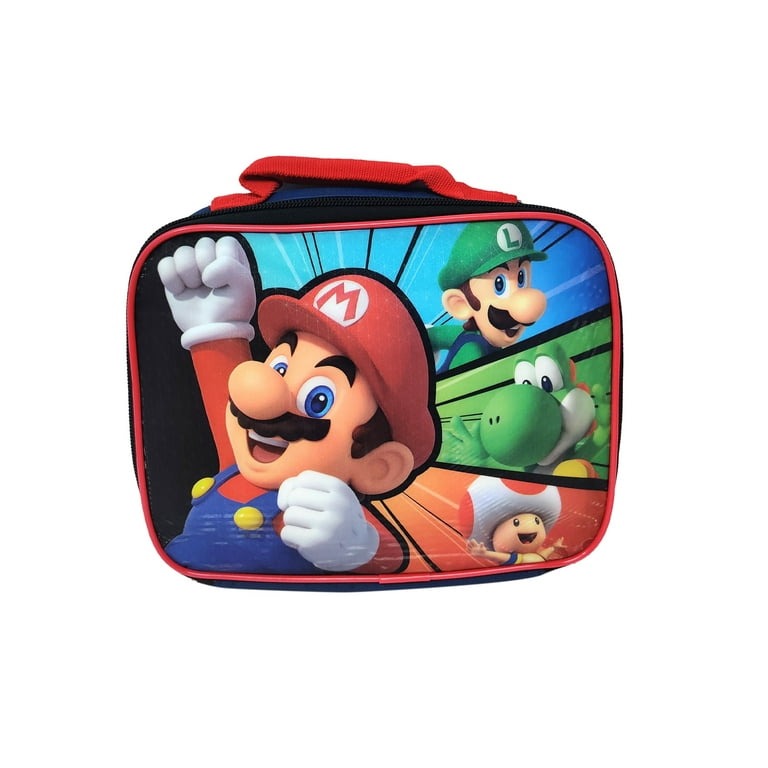 Super Mario & Luigi Lunchbox, Dual Compartment Lunch Bag